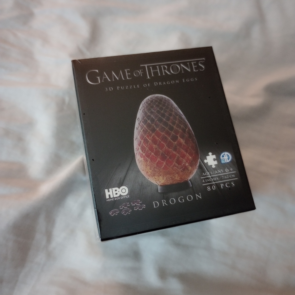 Game of Thrones Drogon Puzzle Egg